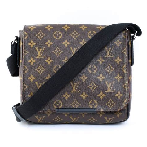 louis vuitton monogram macassar district pm|LOUIS VUITTON Monogram Macassar District PM.